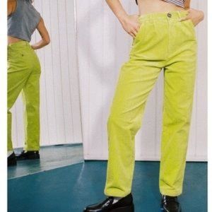 Fashion Brand Company Booger Green Grandpa Corduroy Pants XS